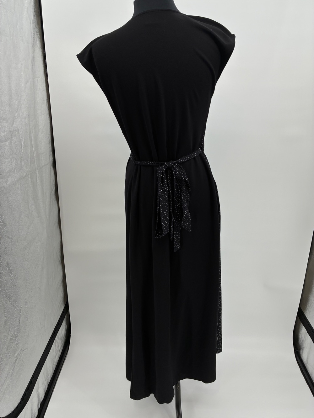 Cabi Disco Maxi Wrap Dress Polka Dot Preppy Medium - Picture 6 of 9